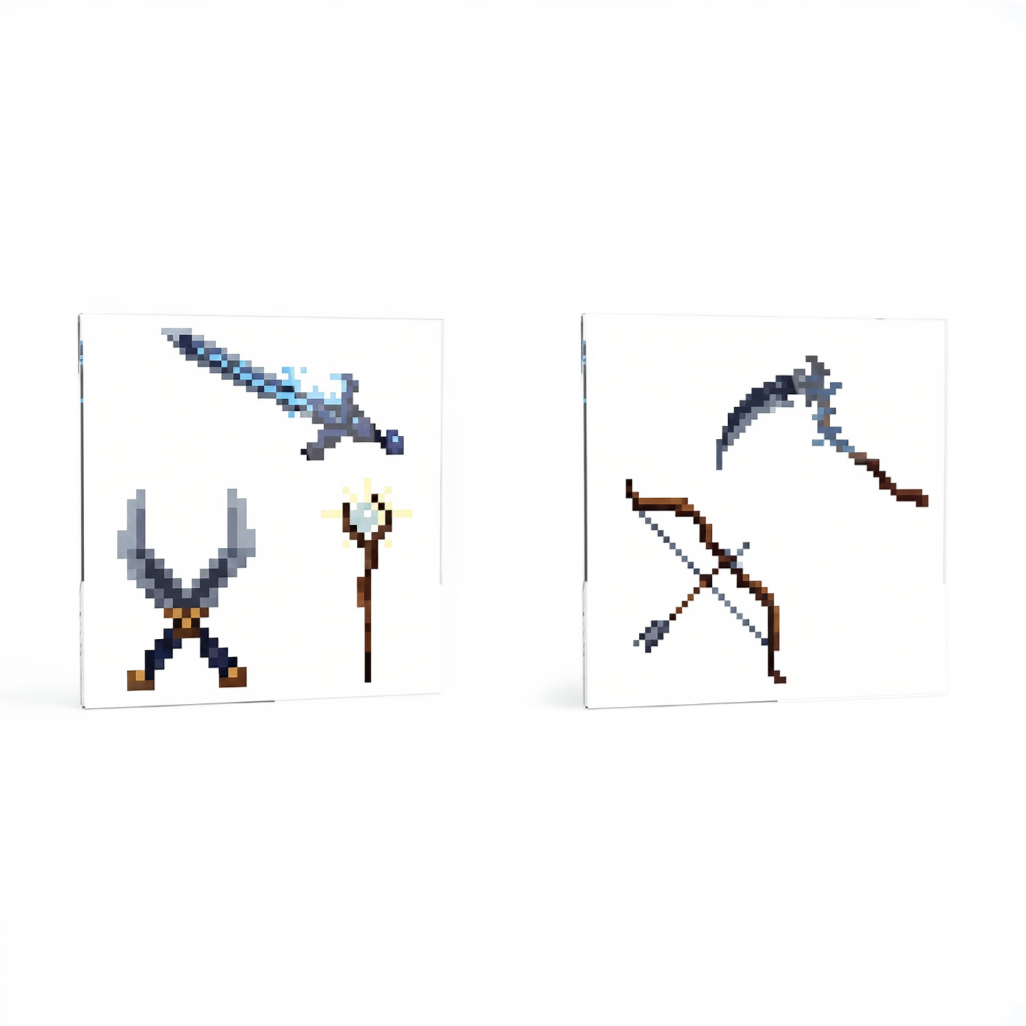 ドット絵風ファンタジー武器アクセサリー