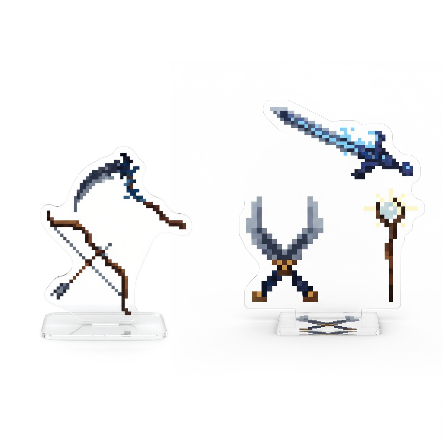 ドット絵風ファンタジー武器アクセサリー