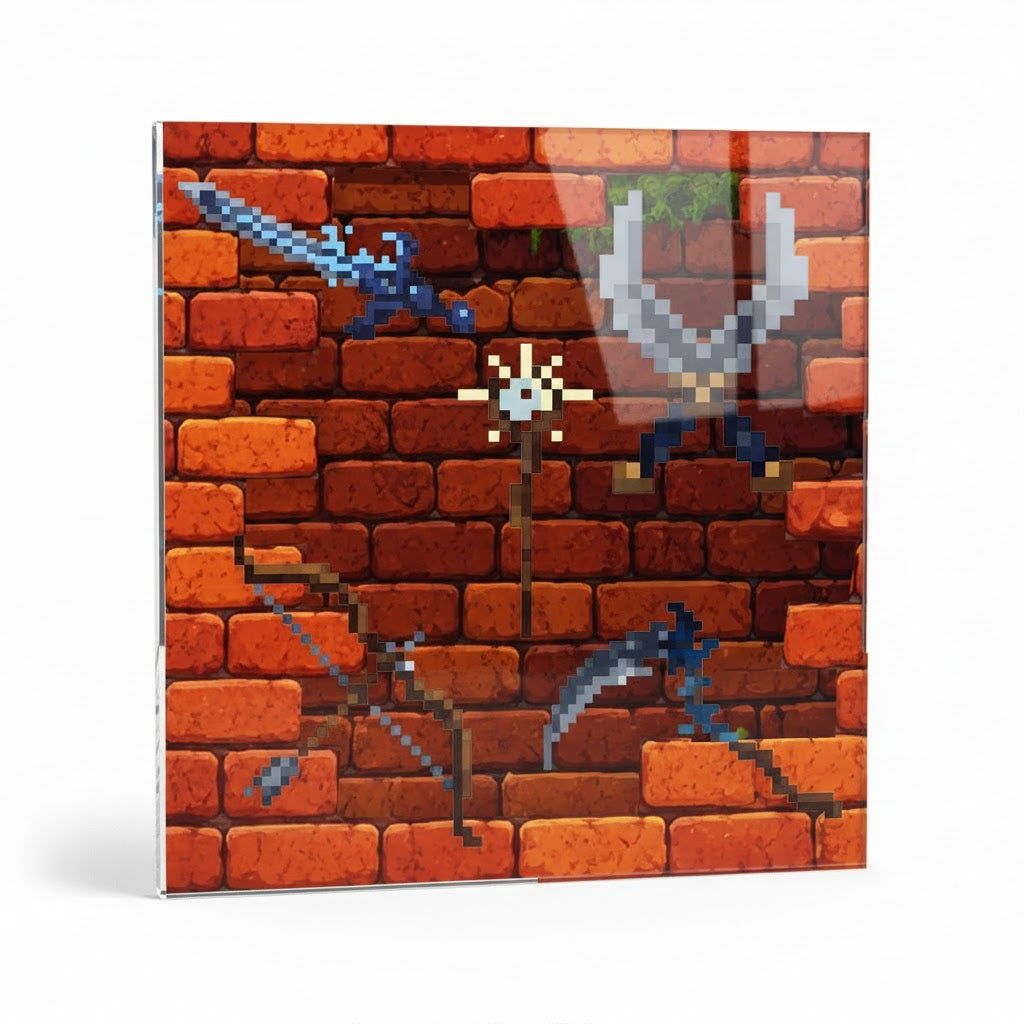 ドット絵風ファンタジー武器アクセサリー