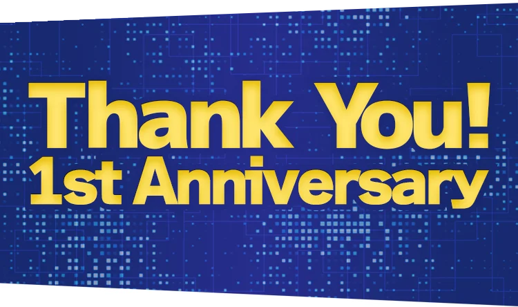 Thank You! 1st Anniversary